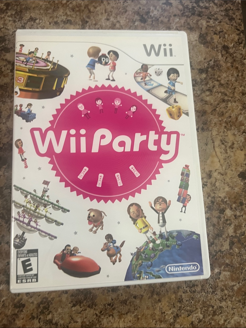 Nintendo Wii Party (White/Pink) - Social Mini-Game Collection